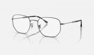 Ray Ban RB6496 Optics Men's Eyeglasses Grey | 87964-AIUD