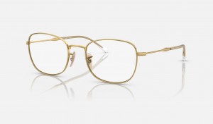 Ray Ban RB6497 Optics Women's Eyeglasses Gold | 17450-MDVI