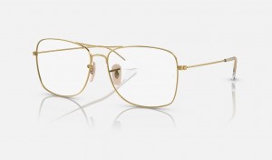 Ray Ban RB6498 Optics Men's Eyeglasses Gold | 12930-BIZR