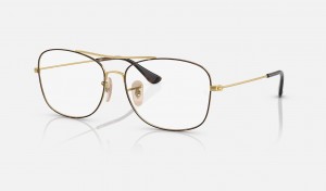 Ray Ban RB6499 Optics Men's Eyeglasses Gold | 67134-TAPN