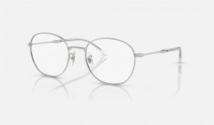 Ray Ban RB6509 Optics Men's Eyeglasses Silver | 94768-UDLM