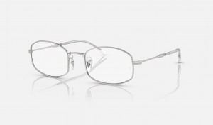 Ray Ban RB6510 Optics Men's Eyeglasses Silver | 10487-NDMS