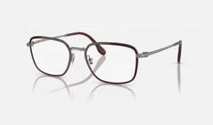 Ray Ban RB6511 Optics Men's Eyeglasses Red | 08265-BJYC