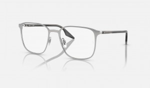 Ray Ban RB6512 Optics Men's Eyeglasses Silver | 06437-CKDM