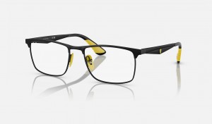 Ray Ban RB6516m Optics Scuderia Ferrari Collection Men's Eyeglasses Black | 39085-MLWX