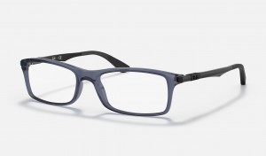 Ray Ban RB7017 Optics Men's Eyeglasses Blue | 57342-XGNS