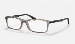 Ray Ban RB7017 Optics Men's Eyeglasses Grey | 51267-BZLY