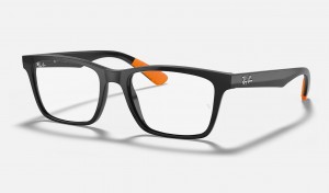 Ray Ban RB7025 Optics Men's Eyeglasses Black | 03962-ZSQJ