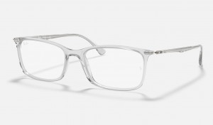 Ray Ban RB7031 Optics Men's Eyeglasses Silver | 60519-ZTQY