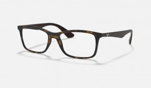 Ray Ban RB7047 Optics Men's Eyeglasses Black | 59364-FCHN