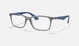 Ray Ban RB7047 Optics Men's Eyeglasses Grey | 78510-LYFX