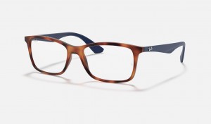 Ray Ban RB7047 Optics Men's Eyeglasses Red | 85716-UTAP