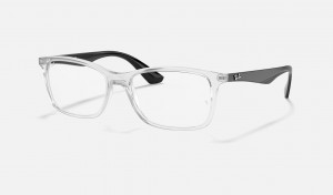 Ray Ban RB7047 Optics Men's Eyeglasses Silver | 65712-BATS