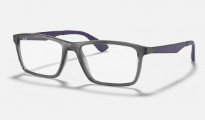 Ray Ban RB7056 Optics Men's Eyeglasses Grey | 03197-LIEX