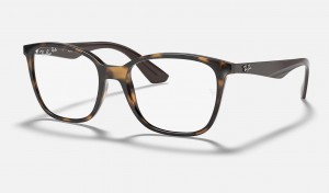 Ray Ban RB7066 Optics Women's Eyeglasses Black | 67513-PXDW