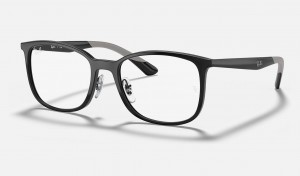 Ray Ban RB7142 Optics Men's Eyeglasses Black | 84796-SNIQ