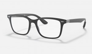 Ray Ban RB7144 Optics Men's Eyeglasses Black | 34028-RHLZ