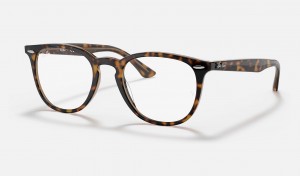 Ray Ban RB7159 Optics Men's Eyeglasses Brown | 52680-AOUZ