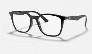 Ray Ban RB7177 Optics Women's Eyeglasses Black | 69147-IDBM