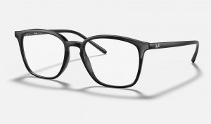 Ray Ban RB7185 Men's Eyeglasses Black | 63720-SHVZ