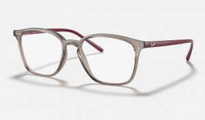 Ray Ban RB7185 Men's Eyeglasses Grey | 67189-ECSH