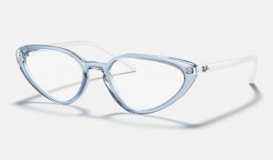 Ray Ban RB7188 Optics Women's Eyeglasses Blue | 41905-TFCN