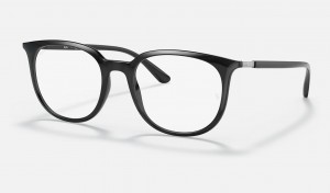 Ray Ban RB7190 Optics Men's Eyeglasses Black | 52817-BUEQ