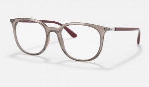 Ray Ban RB7190 Optics Men's Eyeglasses Grey | 18759-QZBL