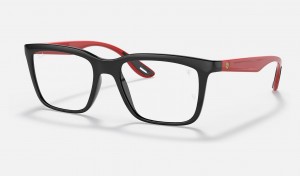 Ray Ban RB7192m Scuderia Ferrari Collection Women's Eyeglasses Black | 52784-AKGF