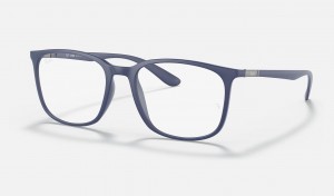 Ray Ban RB7199 Optics Men's Eyeglasses Blue | 39547-GOUP