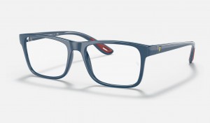 Ray Ban RB7205m Scuderia Ferrari Collection Women's Eyeglasses Blue | 65704-QVRC