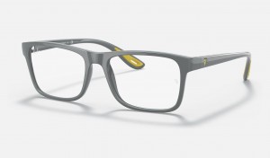 Ray Ban RB7205m Scuderia Ferrari Collection Men's Eyeglasses Grey | 98467-IAJP