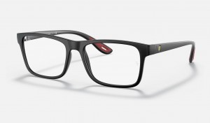 Ray Ban RB7205m Scuderia Ferrari Collection Men's Eyeglasses Black | 38762-GQZT