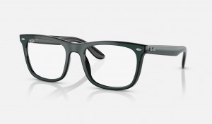 Ray Ban RB7209 Optics Men's Eyeglasses Green | 39714-CPZJ