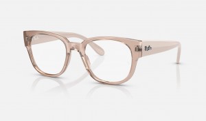 Ray Ban RB7210 Optics Women's Eyeglasses Beige | 17854-BFJG