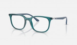 Ray Ban RB7211 Optics Men's Eyeglasses Turquoise | 54921-HSPL