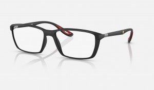 Ray Ban RB7213m Optics Scuderia Ferrari Collection Women's Eyeglasses Black | 96081-EXPV