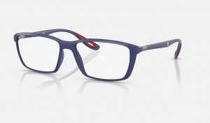 Ray Ban RB7213m Optics Scuderia Ferrari Collection Women's Eyeglasses Blue | 18734-JNXV