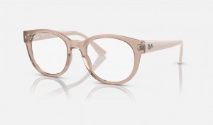 Ray Ban RB7227 Optics Men's Eyeglasses Pink | 15398-OKWZ