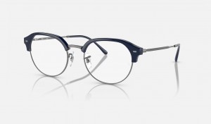 Ray Ban RB7229 Optics Men's Eyeglasses Blue | 56820-VTAR