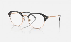 Ray Ban RB7229 Optics Men's Eyeglasses Gold | 95837-YMHZ