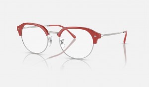 Ray Ban RB7229 Optics Men's Eyeglasses Red | 31082-GNJX