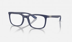 Ray Ban RB7230 Optics Men's Eyeglasses Blue | 70263-XLRQ