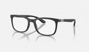 Ray Ban RB7230 Optics Men's Eyeglasses Black | 89403-JKXA