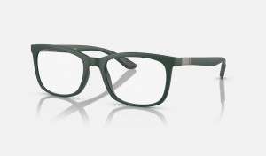 Ray Ban RB7230 Optics Men's Eyeglasses Green | 36425-TBHC