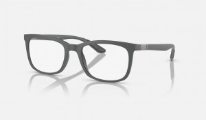 Ray Ban RB7230 Optics Men's Eyeglasses Grey | 01796-TGPW