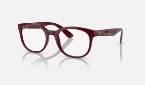 Ray Ban RB7231m Optics Scuderia Ferrari Collection Men's Eyeglasses Red | 76853-UTMD