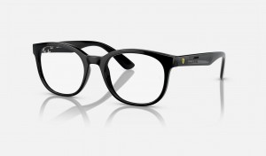 Ray Ban RB7231m Optics Scuderia Ferrari Collection Men's Eyeglasses Black | 37106-LKPU