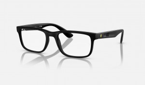 Ray Ban RB7232m Optics Scuderia Ferrari Collection Men's Eyeglasses Black | 54102-DFNY