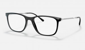 Ray Ban RB7244 Optics Men's Eyeglasses Black | 96310-DWUJ